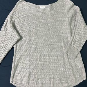 Market & Spruce Riviera Cable Knit Doleman Pullover